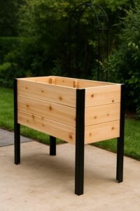 18" x 36" raised garden bed 30" tall